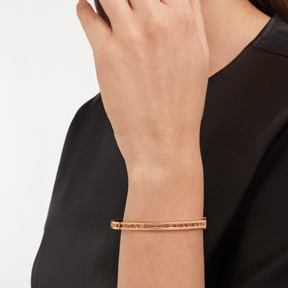 [✨ROSE✨]ZERO 1 SPIRAL LOGO PINK GOLD BRACELET