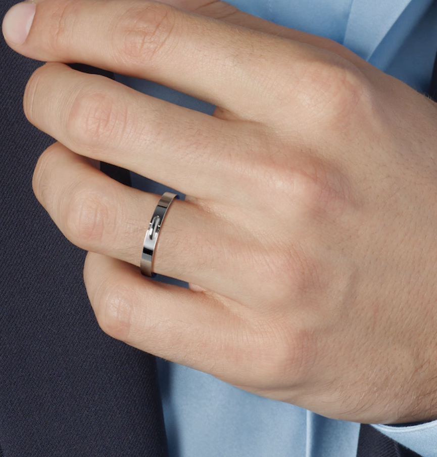 [✨ROSE✨]ALLIANCE LIENS VIDENCE 3MM RING