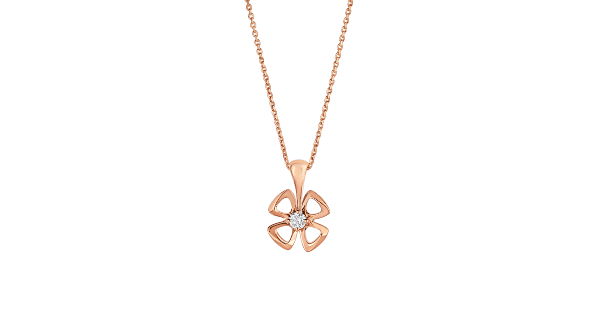 [✨ROSE✨]FIOREVER NECKLACE DIAMOND CENTER