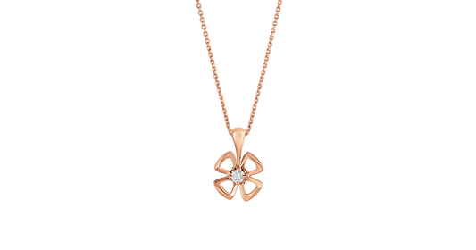 [✨ROSE✨]FIOREVER NECKLACE DIAMOND CENTER