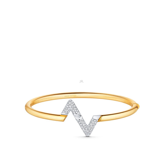 [✨ROSE✨]VOLTE UPSITE DOWN GOLD DIAMOND BRACELET
