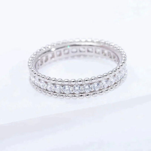 [✨ROSE✨]PERLEE DIAMOND SILVER RING