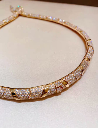 [✨ROSE✨ ]HAUTE COUTURE GOLD SERPENTI NECKLACE