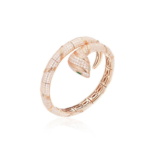 [✨ROSE✨]HAUTE COUTURE GOLD SERPENTI BRACELET