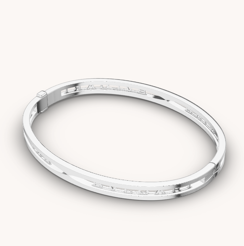 [✨ROSE✨]ZERO 1 SPIRAL LOGO SILVER BRACELET
