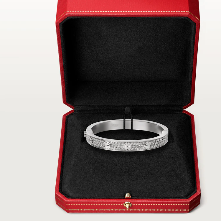 [✨ROSE✨]LOVE BRACELET 6.1MM DIAMOND-PAVED