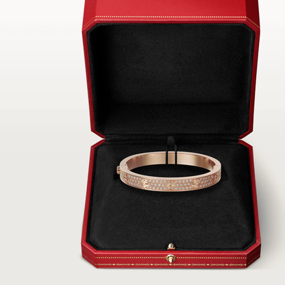 [✨ROSE✨]LOVE BRACELET 6.1MM DIAMOND-PAVED