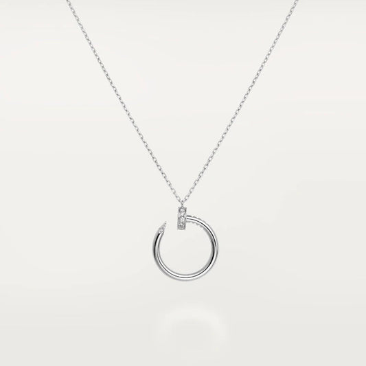 [✨ROSE✨]JUSTE NECKLACE SILVER