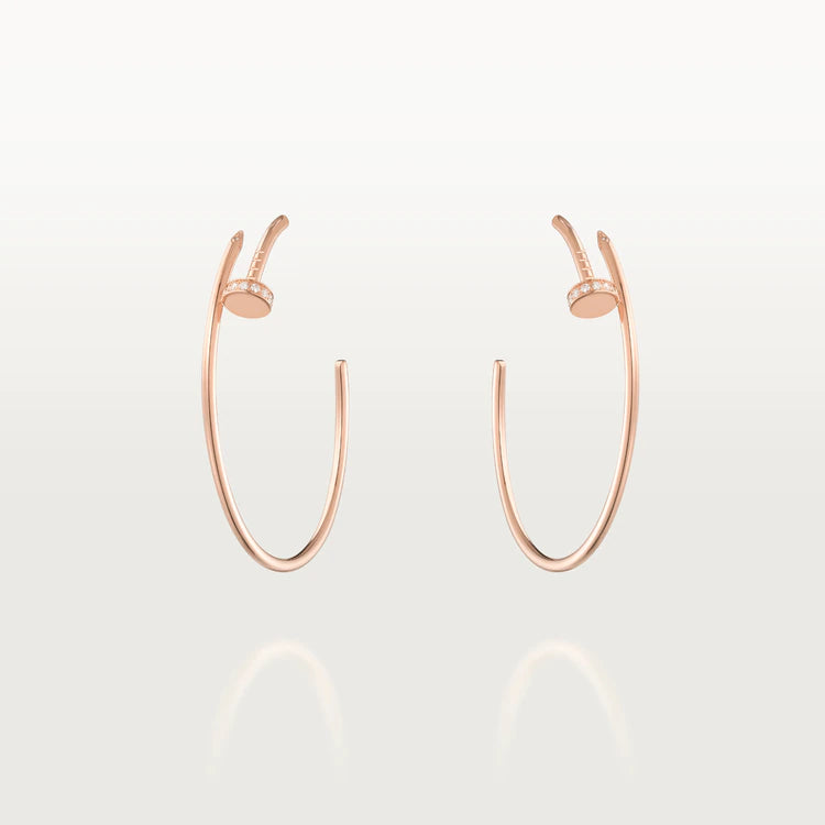 [✨ROSE✨]JUSTE EARRINGS DIAMONDS 1.8MM