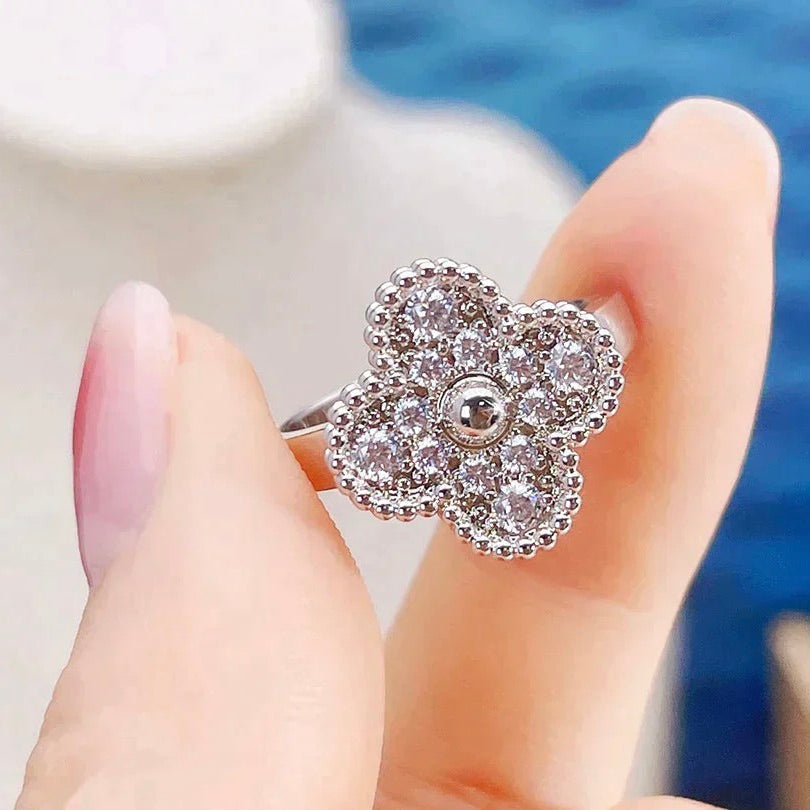 [✨ROSE✨]CLOVER DIAMOND RING