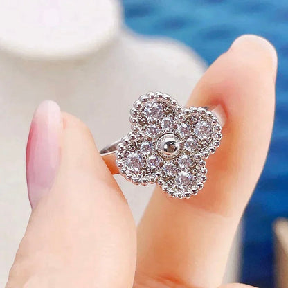 [✨ROSE✨]CLOVER DIAMOND RING