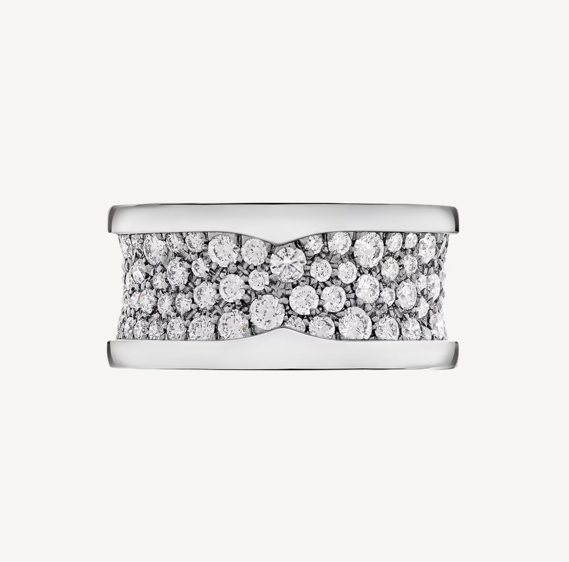 [✨ROSE✨]ZERO 1 WITH PAVED DIAMONDS ON THE SPIRAL RING