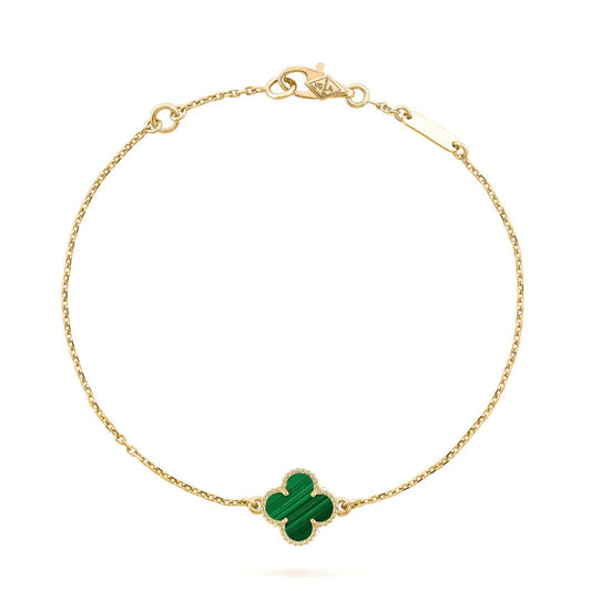 [✨ROSE✨]CLOVER BRACELET MALACHITE 1 MOTIF