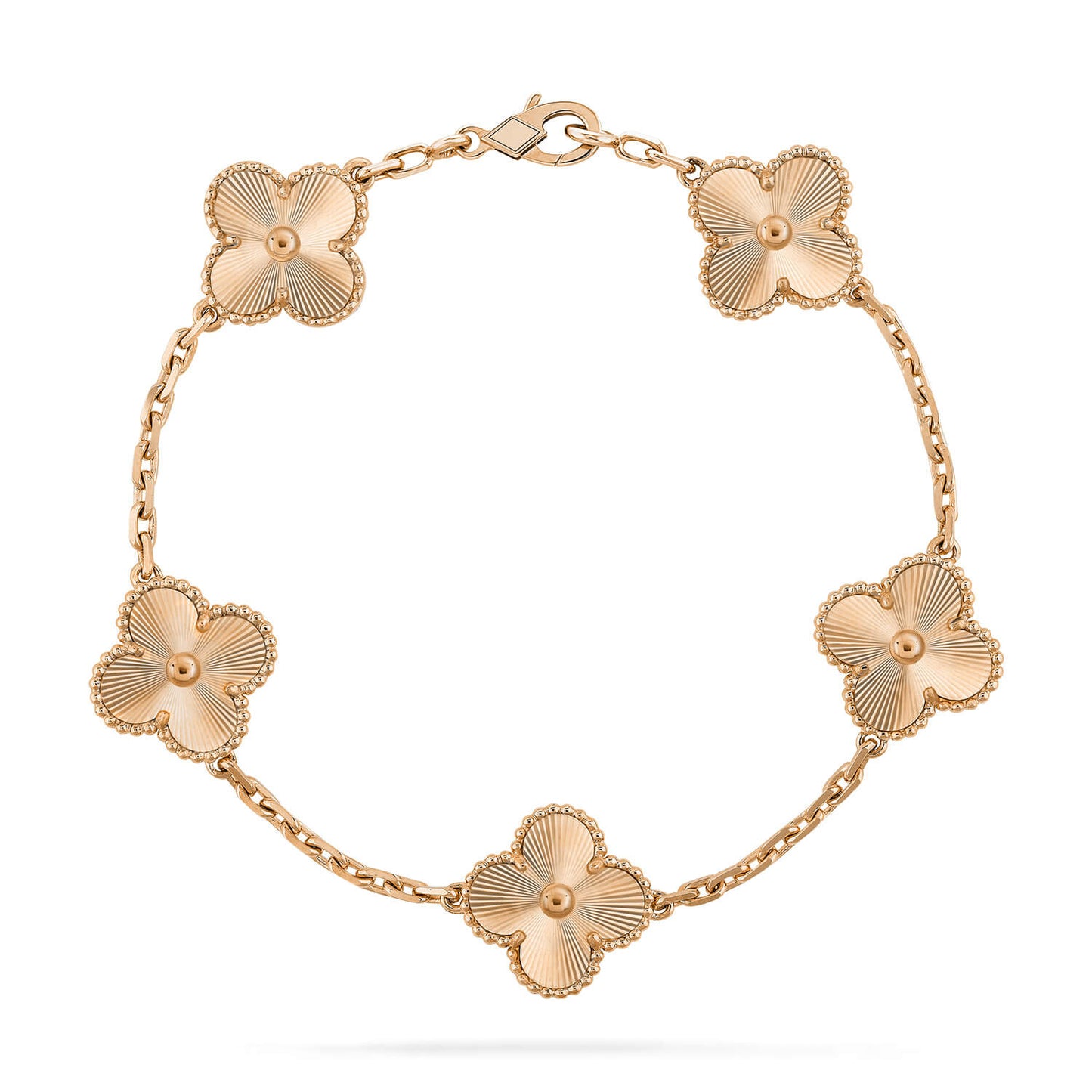[✨ROSE✨]CLOVER 5 FLOWERS LASER BRACELET