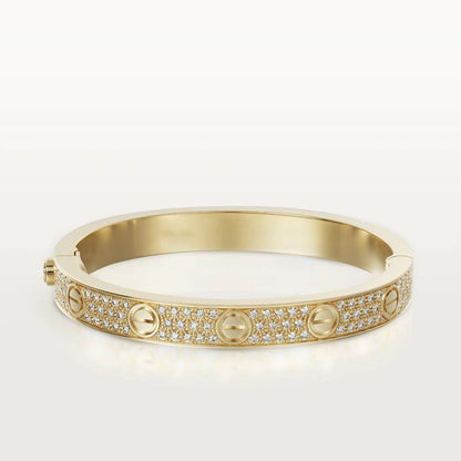 [✨ROSE✨]LOVE BRACELET 6.1MM DIAMOND-PAVED