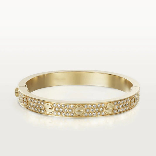 [✨ROSE✨]LOVE BRACELET 6.1MM DIAMOND-PAVED
