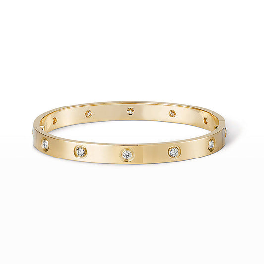 [✨ROSE✨]LOVE BRACELET 6.1MM 10 DIAMONDS
