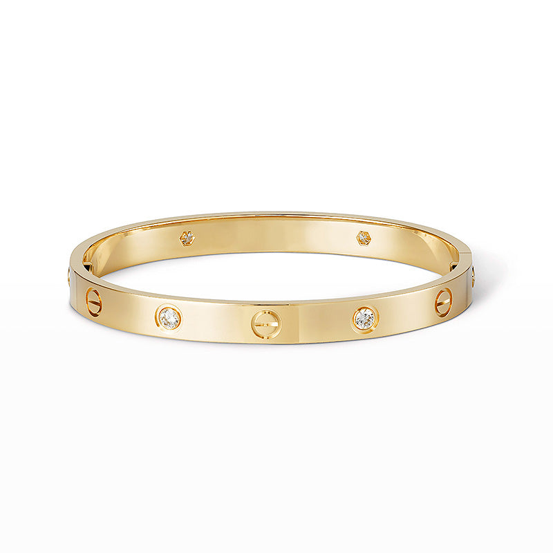 [✨ROSE✨]LOVE BRACELET 6.1MM 4 DIAMONDS