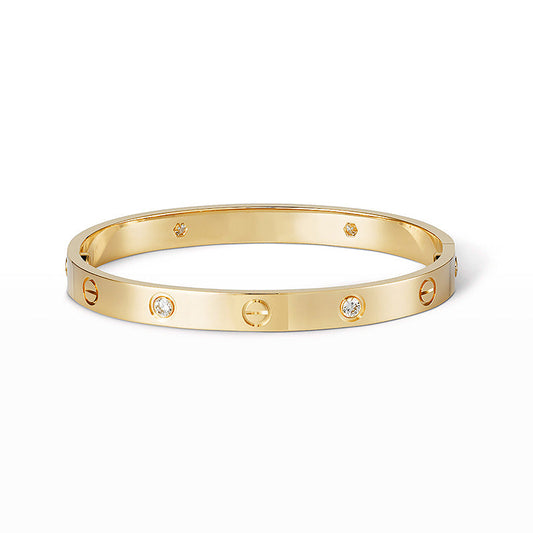 [✨ROSE✨]LOVE BRACELET 6.1MM 4 DIAMONDS
