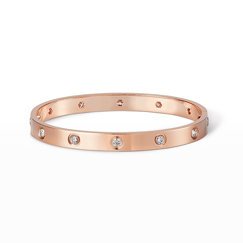 [✨ROSE✨]LOVE BRACELET 6.1MM 10 DIAMONDS