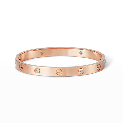 [✨ROSE✨]LOVE BRACELET 6.1MM 4 DIAMONDS