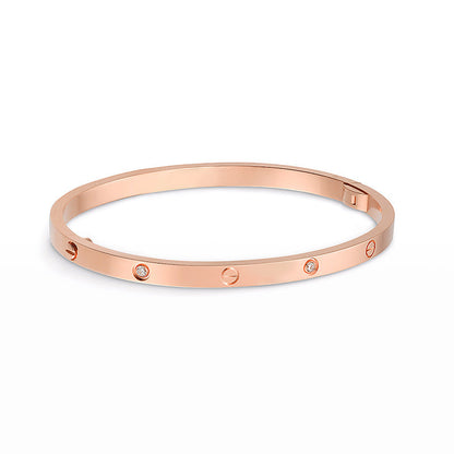 [✨ROSE✨]LOVE BRACELET 3.65MM 6 DIAMONDS