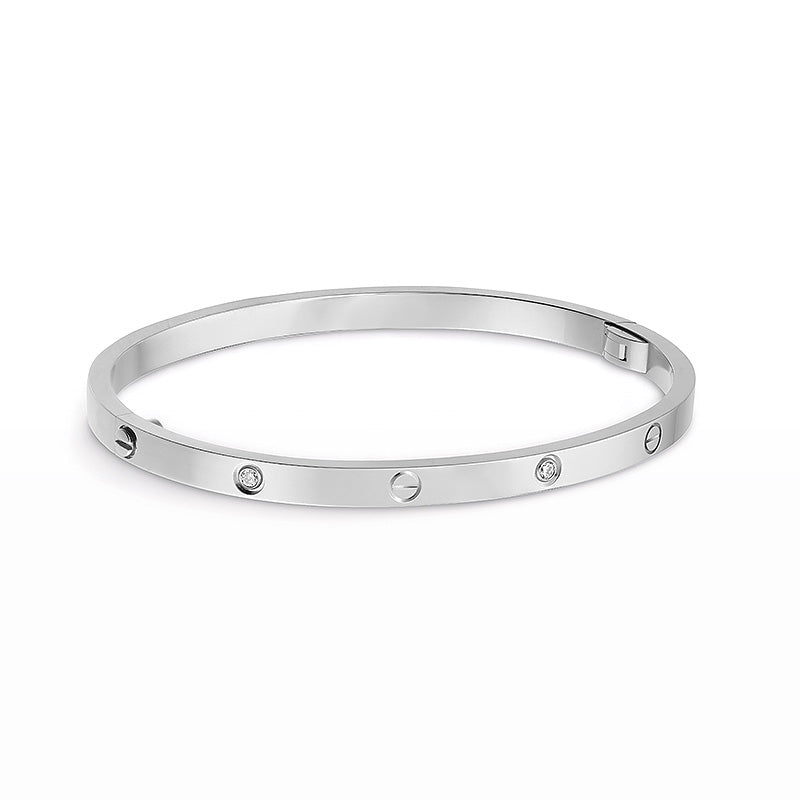 [✨ROSE✨]LOVE BRACELET 3.65MM 6 DIAMONDS