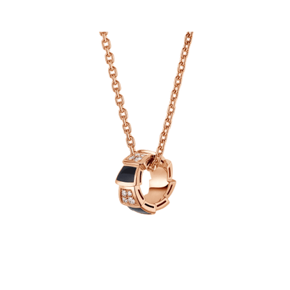 [✨ROSE✨]SERPENTI PEDANT DIAMOND NECKLACE