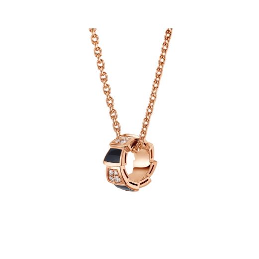 [✨ROSE✨]SERPENTI PEDANT DIAMOND NECKLACE