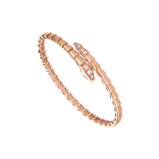[✨ROSE✨]SERPENTI BRACELET DIAMONDS PINK GOLD