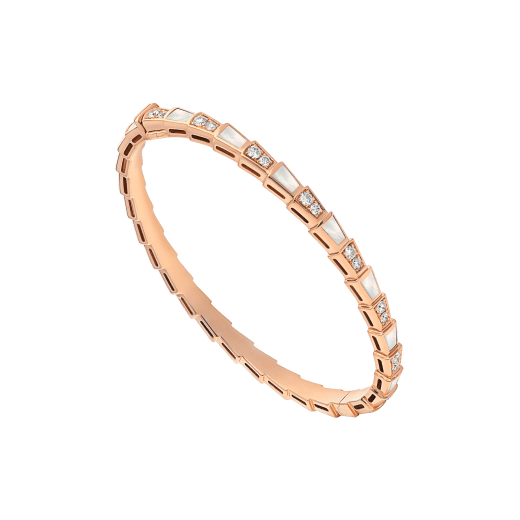 [✨ROSE✨]SERPENTI BRACELET PINK GOLD MOP DIAMOND