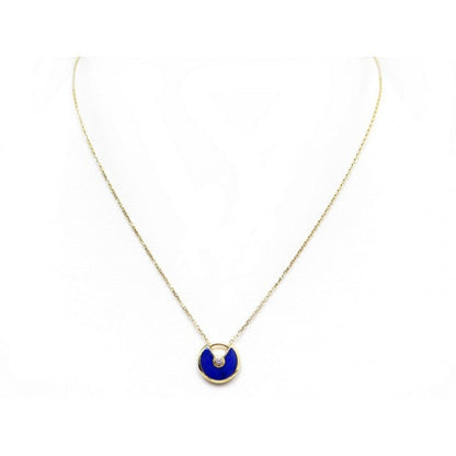 [✨ROSE✨]AMULETTE ROSE GOLD AGATE NECKLACE