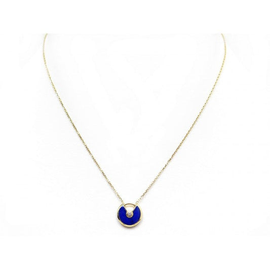 [✨ROSE✨]AMULETTE ROSE GOLD AGATE NECKLACE
