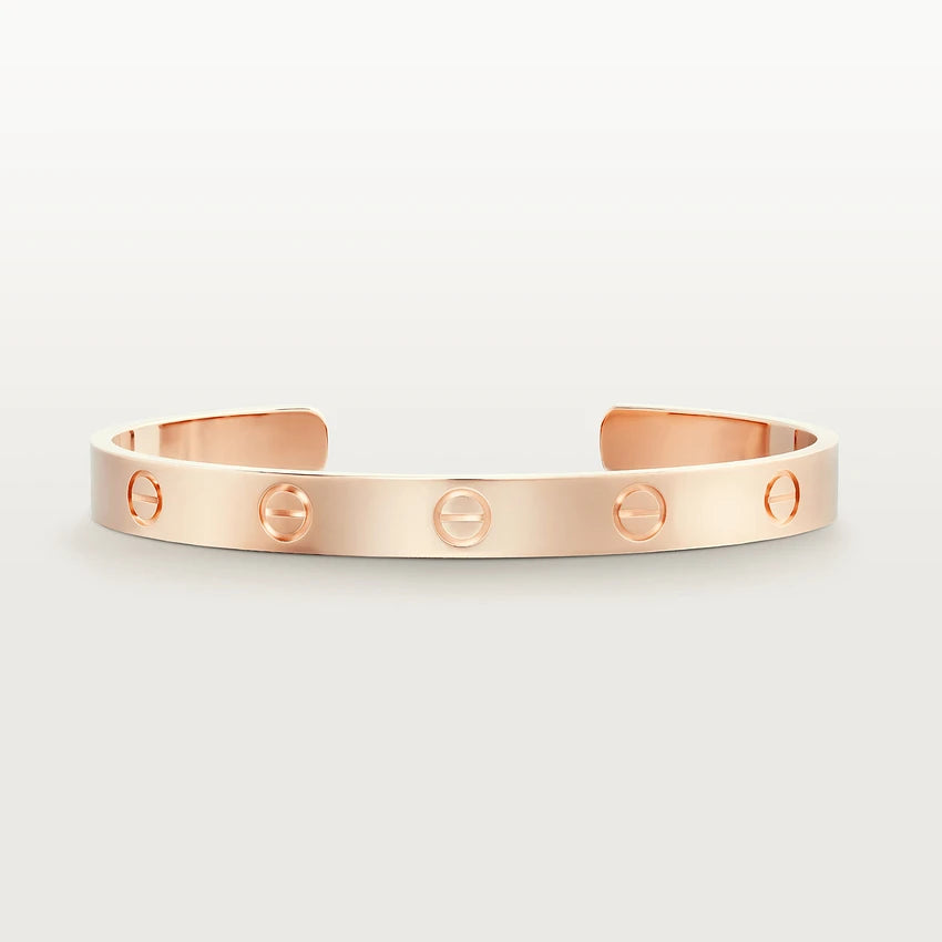 [✨ROSE✨]LOVE BRACELET 6.1MM OPEN CUFF