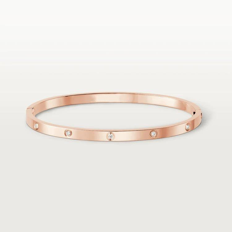 [✨ROSE✨]LOVE BRACELET 3.65MM 10 DIAMONDS