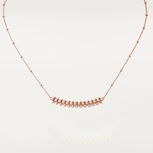 [✨ROSE✨]CLASH PINK GOLD NECKLACE