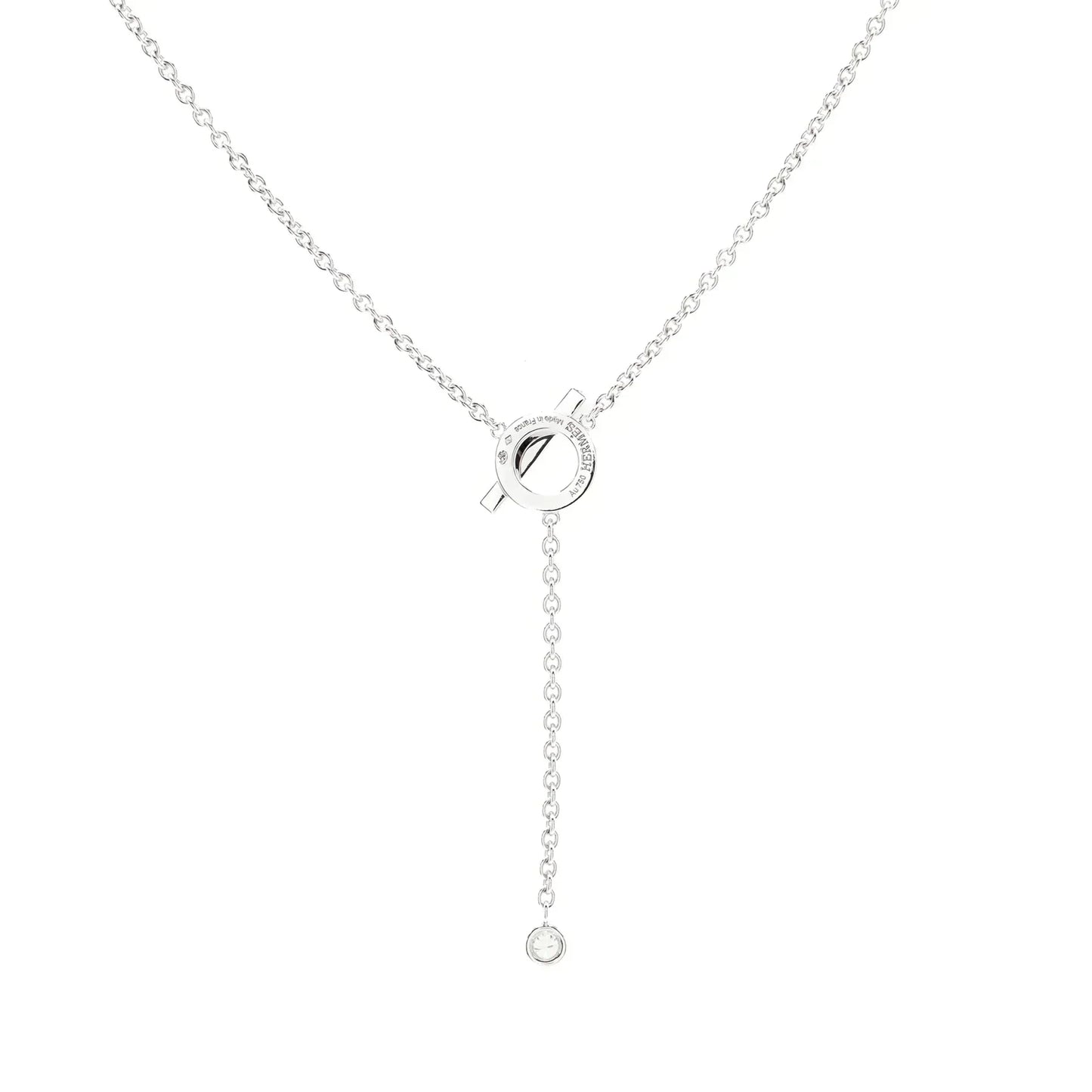 [✨ROSE✨]FINESSE SILVER DIAMOND NECKLACE