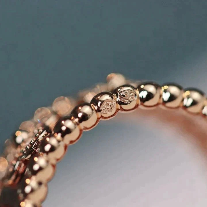 [✨ROSE✨]CLOVER KALEIDOSCOPE RING 10MM