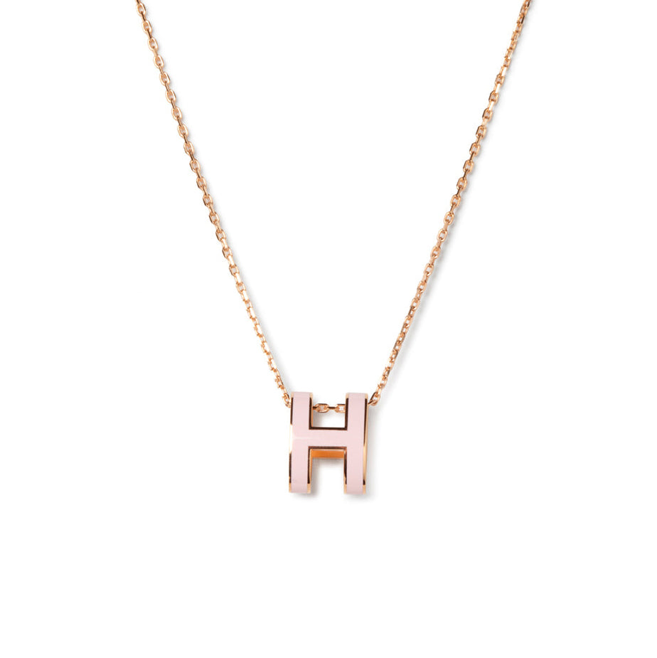[✨ROSE✨]POP H PEDANT PINK GOLD