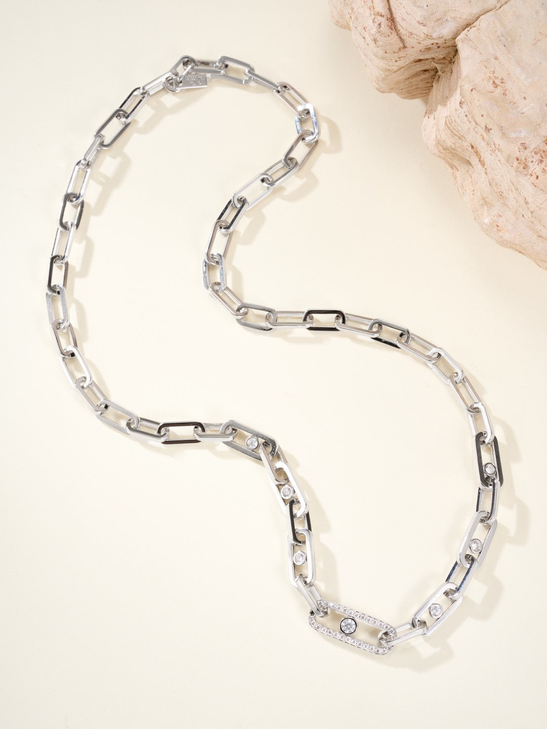 [✨ROSE✨]MK NEW SLIDING DIAMOND NECKLACE