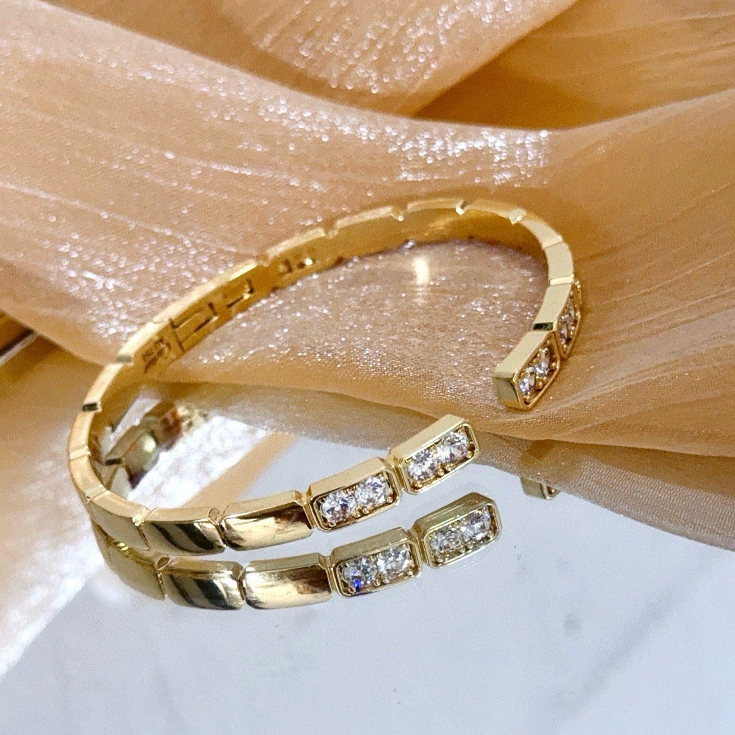 [✨ROSE✨] NEW OPENING DIAMOND BANGLE