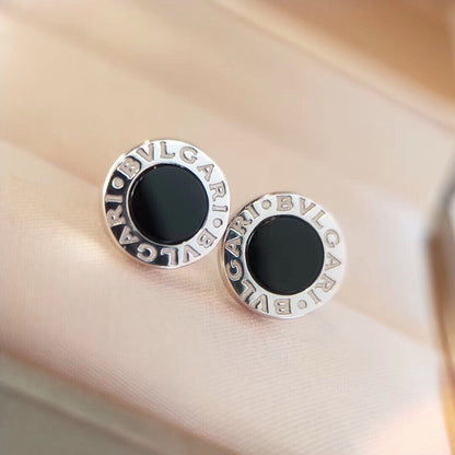 [✨ROSE✨]BV BLACK OBSIDIAN STUD EARRINGS
