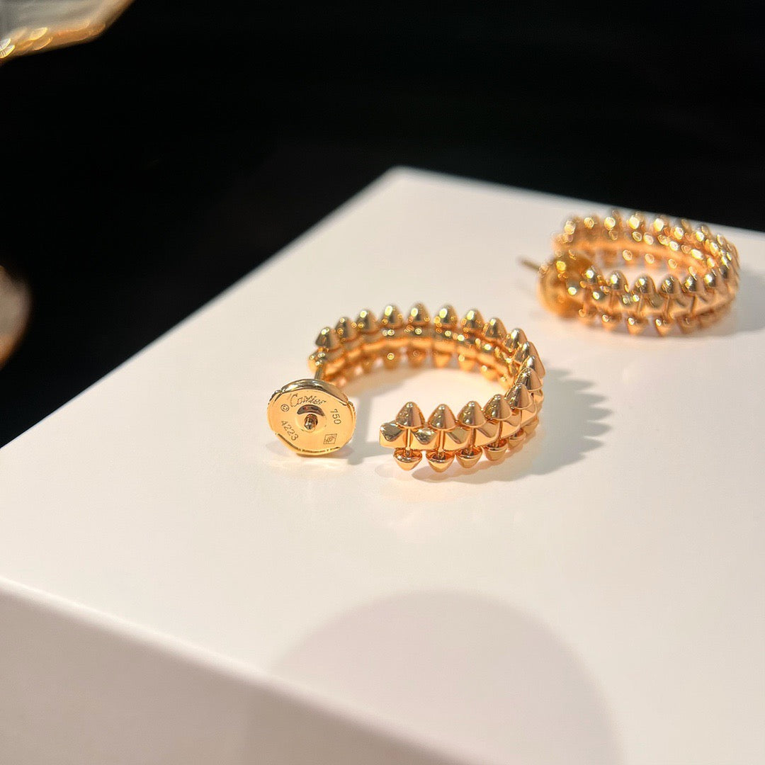 [✨ROSE✨]CLASH SMALL HOOP EARRINGS