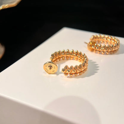 [✨ROSE✨]CLASH SMALL HOOP EARRINGS