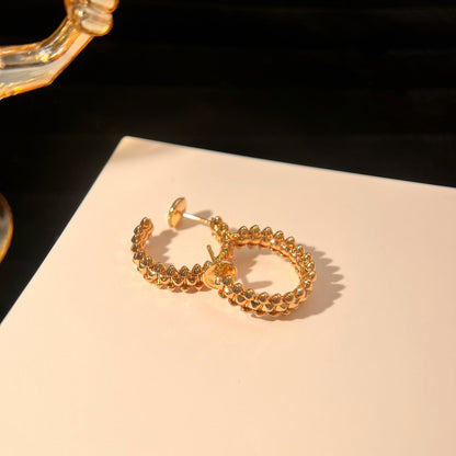 [✨ROSE✨]CLASH SMALL HOOP EARRINGS