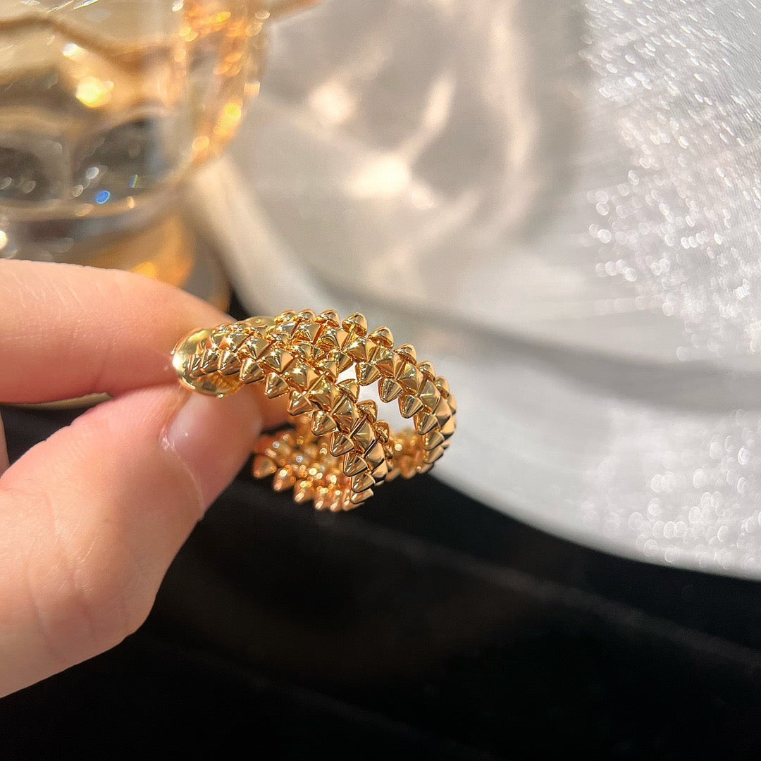 [✨ROSE✨]CLASH SMALL HOOP EARRINGS