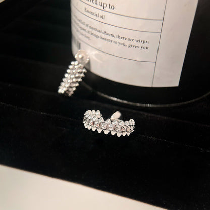 [✨ROSE✨]CLASH SMALL HOOP EARRINGS