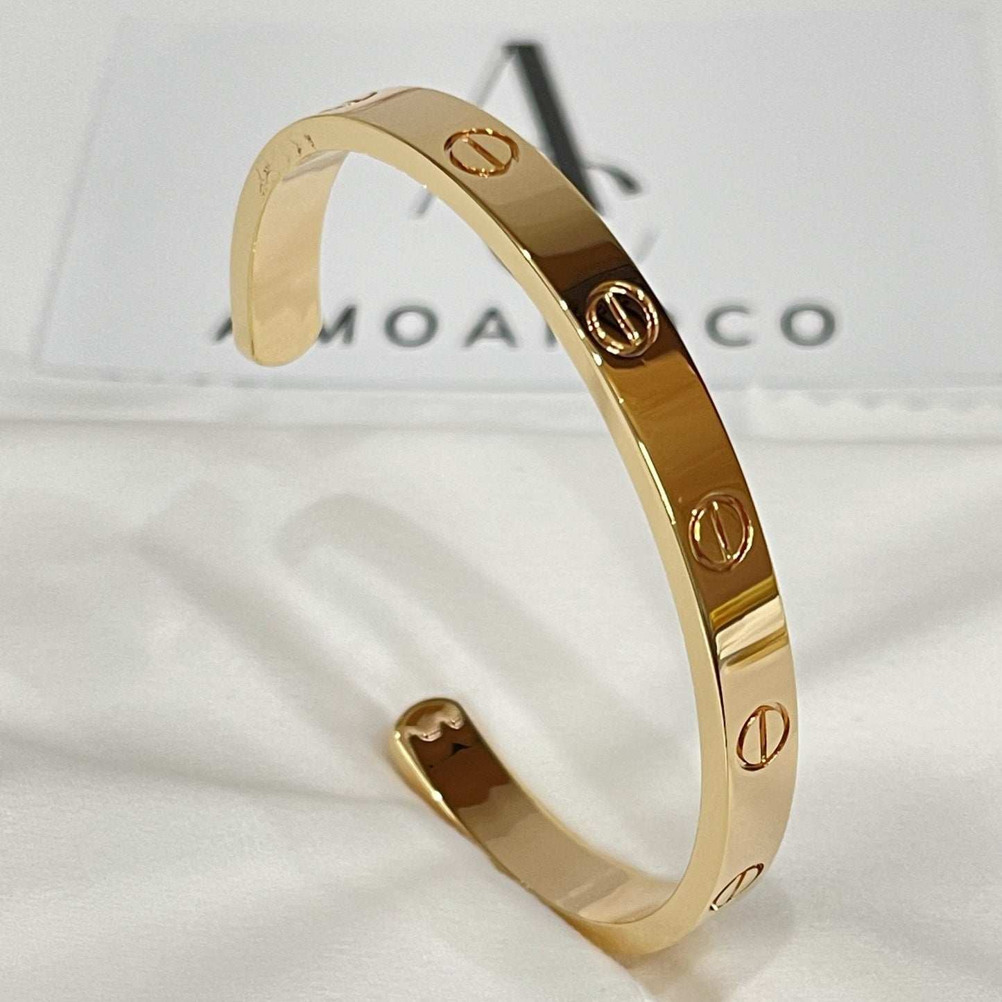 [✨ROSE✨]LOVE BRACELET 6.1MM OPEN CUFF