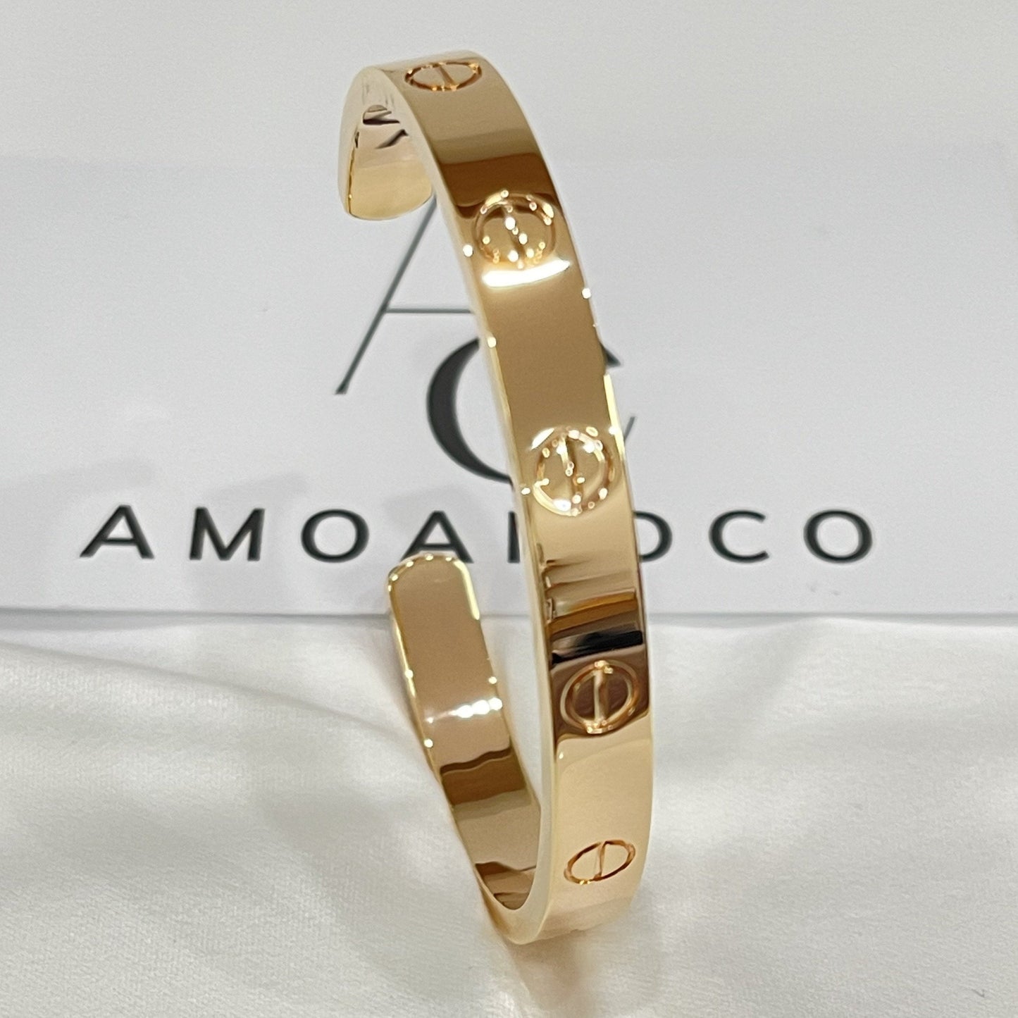 [✨ROSE✨]LOVE BRACELET 6.1MM OPEN CUFF