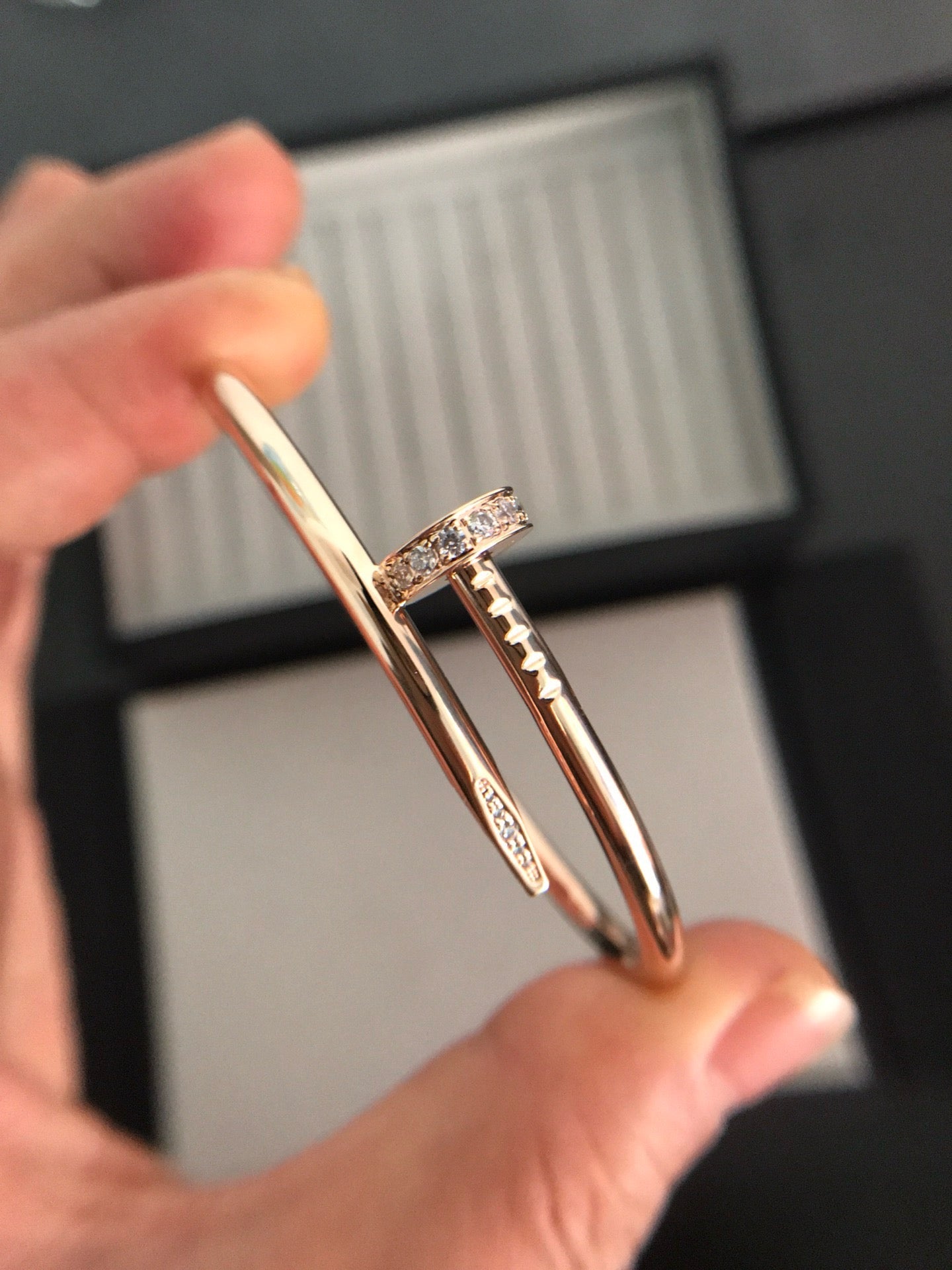 [✨ROSE✨]JUSTE BRACELET 3.5MM DIAMONDS
